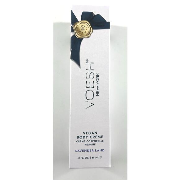 Voesh Other - Voesh Vegan Body Creme Lavender Land Lotion 3oz Organic Olive Avocado Oil New